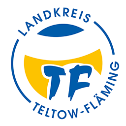 rundes Logo blau-gelb